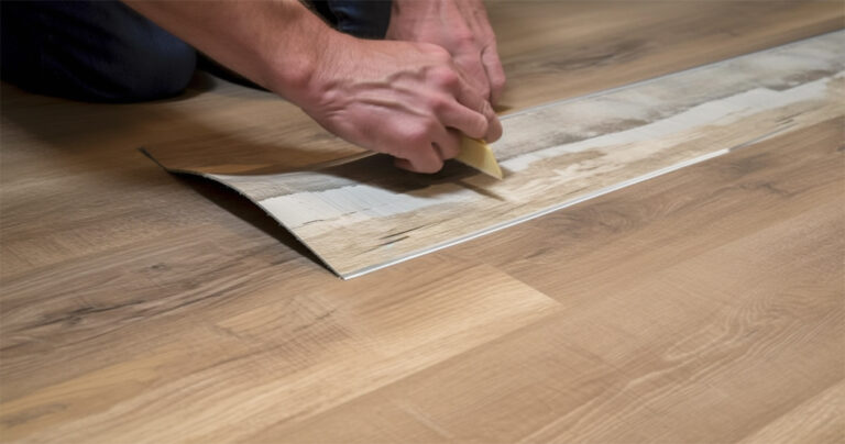 3 Steps to "How to repair a damaged vinyl flooring plank"